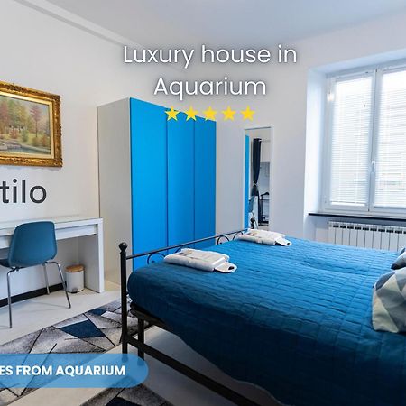 Acquario 1' "Family House" Free Wifi & Netflix By Tilo Apartment'S Genoa Bagian luar foto