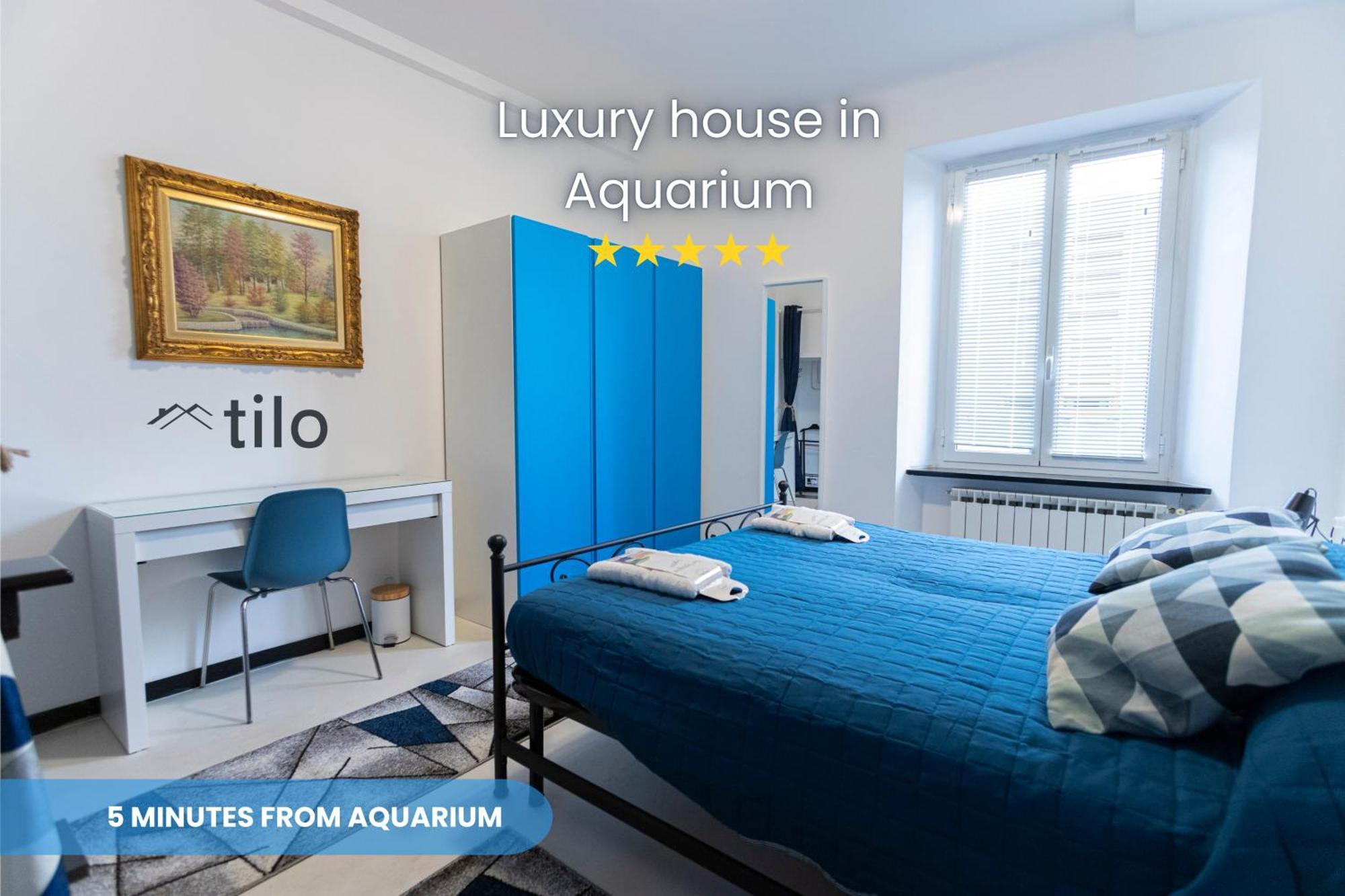 Acquario 1' "Family House" Free Wifi & Netflix By Tilo Apartment'S Genoa Bagian luar foto